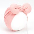 thumbnail image 2 of LFEOOST Baby Bow Knot Turban Hats Beanie Headwraps for Toddlers Girls Newborn Baby Cotton Cloth Turban Big Bow Toddler Rabbit Hat Kids Baby Cap Ear Hat, 2 of 2