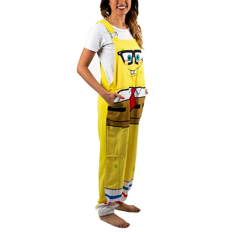 SPONGEBOB GLASSES PAJAMA SLEEP OVERALLS M Walmart