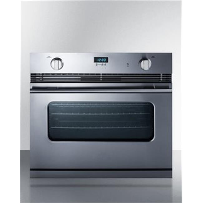 Summit Appliance SGWO30SS 30 in. Wide Stainless Steel Gas Wall Oven