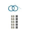 thumbnail image 1 of Professional Adjustable Steel Wire Skipping Rope, Durable, Easy to Adjust Premium with 5 Cable Screws Set , Blue, 1 of 8
