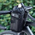 thumbnail image 1 of Bicycle Bag Bike Bottle Holder Handlebar Stem Thermal Bag with Mesh Pocket Coffee Cup Holders Bicycle Handlebar Bag Accessories, 1 of 5