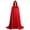 Red, variant on Virmaxy Halloween Costume Women's Full Length Hooded Costume Cape Solid Color Long Hooded Cloak with Glossy Finish for Halloween Witch Cosplay Party Dress Up Green