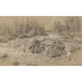 thumbnail image 2 of Alfred R. Waud 14x11 Black Ornate Wood Framed Double Matted Museum Art Print Titled: Dalles of St. Louis (Early 1880s), 2 of 5