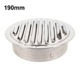 thumbnail image 1 of Évent d'Air Rond en Acier Inoxydable 70Mm/150Mm/180Mm/190Mm/200Mm 190Mm, 1 of 10