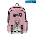 thumbnail image 1 of Cross-border New Anime Demon Slayer Color Print Travel Outing Student Classroom School Bag Shoulder Travel Backpack, 1 of 5