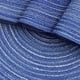 thumbnail image 4 of Manteles individuales trenzados redondos SHACOS de 38 cm, juego de 4 unidades, color azul y blanco, 4 of 9