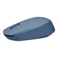 thumbnail image 1 of Logitech M170 Wireless Mouse, Ambidextrous, Blue Gray - Mouse - right and left-handed - optical - 3 buttons - wireless - 2.4 GHz - USB wireless receiver - blue/gray, 1 of 8