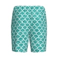 thumbnail image 5 of Naloa Aquamarine Glitter1 Men's Short Pajama Pants, Lounge Comfort Shorts with Elasticized Waistband and Side Pockets - XX-Large, 5 of 9