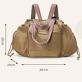 thumbnail image 6 of Large Capacity Diaper Bag, Multifunctional Travel Mommy Diaper Tote Bag, Casual Crossbody Shoulder Backpack Bag, Parenting Supply for Baby Care Travel and Outdoor, 6 of 6