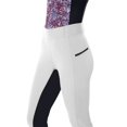 thumbnail image 2 of nipocaio Womens Riding Pants Seamless Leggings Yoga Pants，L white, 2 of 4