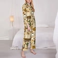 thumbnail image 4 of Bingfone Womens Pajama Sets Wild West Cowboy Print,Long Sleeve Loungewear Pajamas Set-Medium, 4 of 9