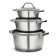 thumbnail image 1 of BATERIA COCINA TRAMONTINA ALLEGRA ACERO INOX 6 PIEZAS, 1 of 4