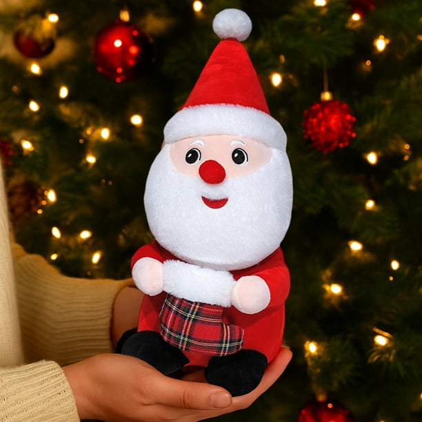 Juguetes, Peluches, Muñecos de peluche, Animales de peluche, Peluches de Papá Noel, Decoración navideña, Regalo, Papá Noel de seda