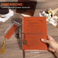 thumbnail image 2 of Journal Zhitongda, regalo personalizado de piel para el nieto de sus sueños, 2 of 7