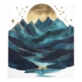thumbnail image 6 of Yayeee Magnetic Dishwasher Cover for The Front Decoration Home Kitchen Machine Sticker Protector, Blue Mountains, 6 of 6