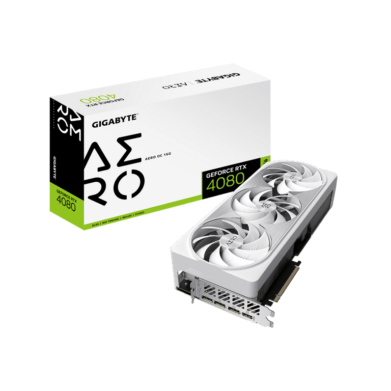 GIGABYTE AERO OC GeForce RTX 4080 16GB GDDR6X PCI Express 4.0 ATX Video  Card GV-N4080AERO OC-16GD 