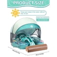 thumbnail image 3 of Baby Pool Float Mambobaby con toldo no inflable de 3 a 24 m, color verde, 3 of 7