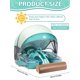 thumbnail image 3 of Baby Pool Float Mambobaby con toldo no inflable de 3 a 24 m, color verde, 3 of 7