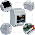 thumbnail image 5 of Medidor de electricidad para carril DIN, medidor de corriente alterna digital, medidor intermedio de CA 300 V, 5 of 5