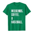 thumbnail image 4 of Séductiva T-Shirt à Manches Courtes pour Femmes Soldes Week-End Café Imprimé Baseball T-Shirt Coton Col Rond Manches Courtes Décontracté, 4 of 4