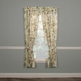 thumbnail image 7 of Ellis Curtain Abigail 100 Percent High Quality 2-Piece Window Rod Pocket Panel Pairs With 2 Tie Backs 90x63" Lilac, 7 of 7