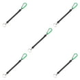 thumbnail image 1 of kurtrusly 2pcs Carabiner Anti -Lost Rope sub -Plier Control Fish Buckle Rope Strong Pull Lanyard 6 Color green 5Set, 1 of 6