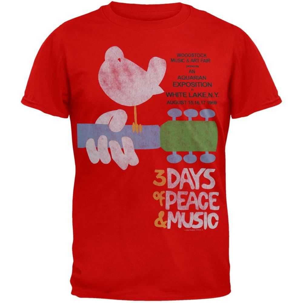 Woodstock 1969 - Woodstock - Upstate 69 Soft T-Shirt - Walmart.com - Walmart.com