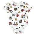 thumbnail image 4 of Disney Cars Lightning McQueen Tow Mater 3 Pack Bodysuits Newborn to Infant, 4 of 5