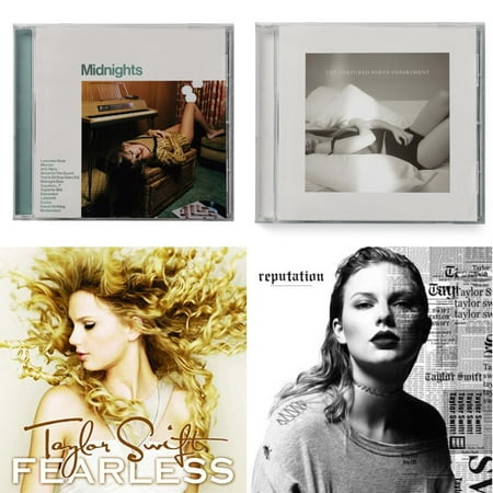 Midnights (X) (Jade Green CD) & Tortured Poets Department (X) (Manuscript- Bonus Track) & Fearless & Reputation