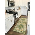 thumbnail image 2 of Wonnitar 2'x6' Washable Kitchen Runner Rug,Hallway Entryway Runner Rug, Oriental Medallion Distressed Non-Slip Mat, Bohemian Low-Pile Floor Carpet Runner for Bathroom Laundry Bedside, 2 of 7