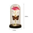 thumbnail image 3 of Nmdmisc Eternal Rose Gift for Women,Light Up Rose in Glass Dome,Led Rose Night Light,Valentine's Day Christmas Birthday Gifts for Wife Daughter Sister Friend (Pink), 3 of 9