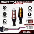 thumbnail image 2 of Direccionales Para Moto Rasen Led Bi-Color Secuencial Universal amarillo, 2 of 8