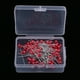 thumbnail image 4 of 100 Piezas Pernos de Cabeza Perlados Multicolores Alfiler para Componentes de rojo Colcomx Pernos de cabeza de acero inoxidable, 4 of 8
