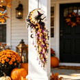 thumbnail image 3 of Elegant Halloween Cascade Wall Light, Witch Midnight Decor with Witch Silhouette Crescent Moon and Cascading Crystals, Gothic Wall Hanging for Halloween Home, 3 of 7