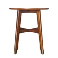 thumbnail image 2 of 23" Brown Solid Wood And Iron Rectangular End Table, 2 of 3