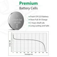 thumbnail image 3 of LiCB CR1225 CR 1225 Pile Bouton au Lithium 3 V Pile Bouton (Pack de 20), 3 of 8