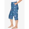 thumbnail image 3 of Dreams & Co. Plus Size Knit Sleep Capri, 3 of 6