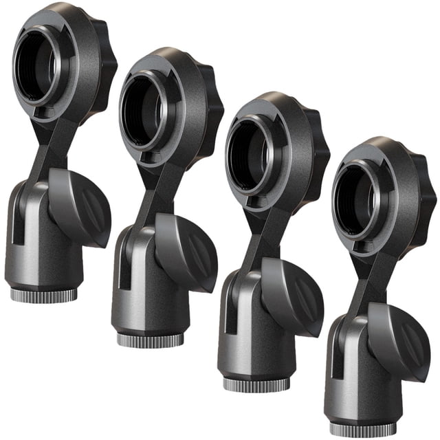 DEEPCRAFF 4Ud Para Microfono Con Adaptador Universal Ideal Para Hogar Color Negro