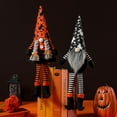 thumbnail image 5 of Halloween Gnome Plush Decoration Mr and Mrs Gnome Long Legs Scarecrow Doll Fall Thanksgiving Gnome Plush Faceless Doll Gnomes Plush for Festival Decor, 5 of 6