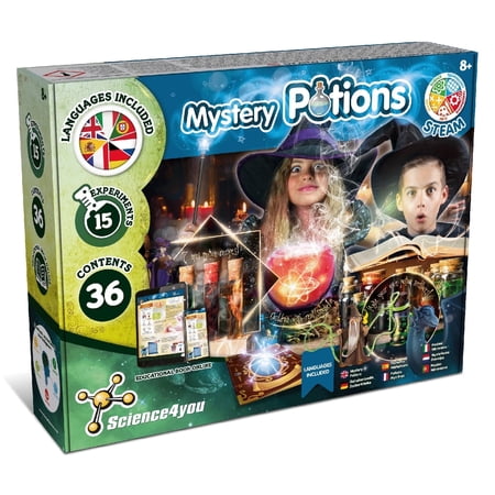 Science4you Magic Potion Kit for Kids - Chemistry Set to Make Magic Potions Magic Wand for Kids Science Kit for Kids Age 8-12 Toys Games Gifts for 8+ Year Old Boys & Girls