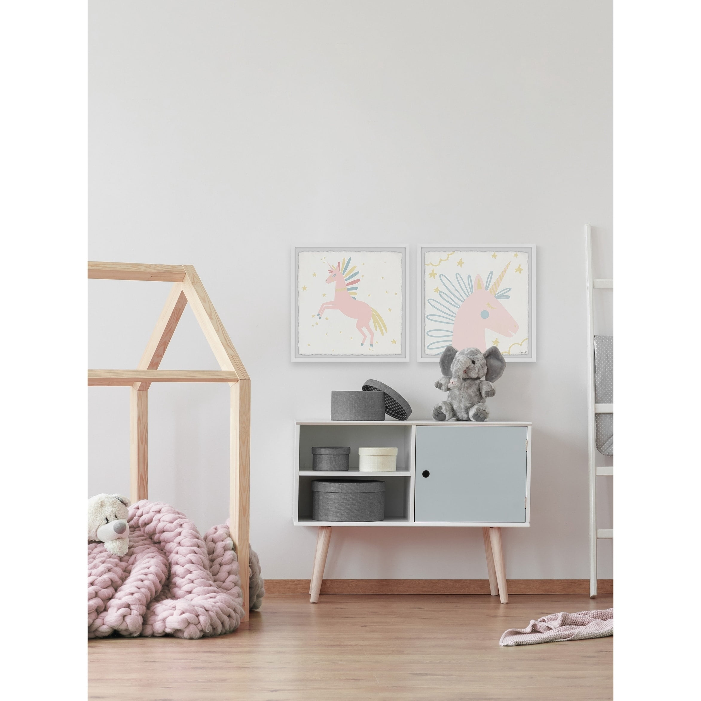Marmont Hill Unicorn Star Diptych