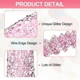 thumbnail image 3 of Uxcell Glitter Mesh Wired Ribbon for Bows Making Wedding Decor Gifts Crafts Pink, 3 of 6