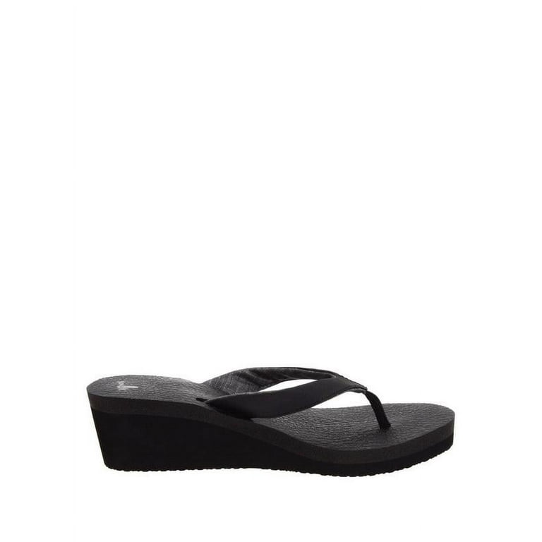 Sanuk women's yoga mat store wedge flip flop sandal