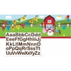 Creative Converting Farmhouse Fun Giant Party Banner with Stickers