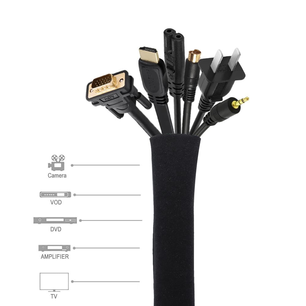 Details about  / Road Cable Sleeves Outer Brake Protector Organizer Zipper Sheat Rubber