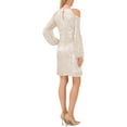 thumbnail image 2 of CeCe Womens Sequined Cocktail and Party Dress, 2 of 2