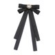 thumbnail image 4 of de lazo para mujeres antes del bowtie joya de joyas de joyería de la cinta de corbata corbata broche de corbata para la camisa casual accesorios Negro, 4 of 8