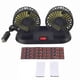 thumbnail image 2 of Ventilador De Automóviles De Doble Cabeza, Electricidad De 360 ​​​​Rotable 5 Cuchillas 2 Velocidadas Ventilador De Enfriamiento Para SUV, RV, Camión, Sedán,,, 2 of 7