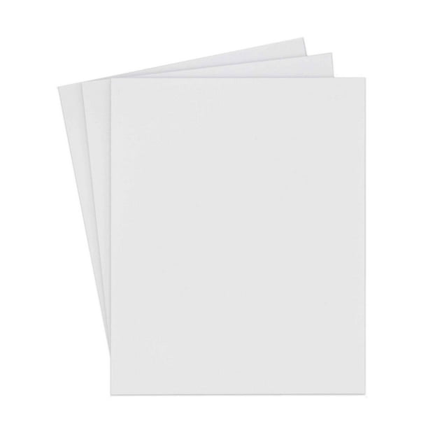 Pack of 2 24x36 3/16" White Foam Core Backings