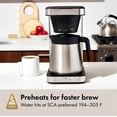 thumbnail image 3 of OXO Brew 8‑Cup Stainless Steel Coffee Maker with Thermal Carafe, 3 of 7